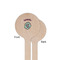 Summer Flowers Wooden 6" Stir Stick - Round - Single Sided - Front & Back