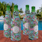 Summer Flowers Zipper Bottle Cooler - Set of 4 - LIFESTYLE