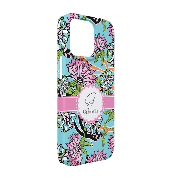 Custom Summer Flowers iPhone Case - Plastic - iPhone 13 (Personalized)