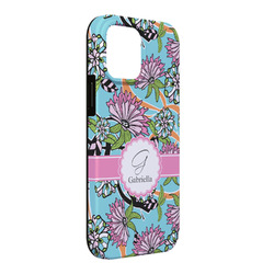 Summer Flowers iPhone Case - Rubber Lined - iPhone 13 Pro Max (Personalized)