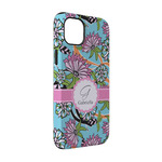 Summer Flowers iPhone Case - Rubber Lined - iPhone 14 (Personalized)