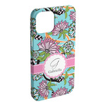 Summer Flowers iPhone Case - Plastic - iPhone 15 Pro Max (Personalized)