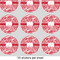 Swirl 2" Multipurpose Round Labels - Sheet