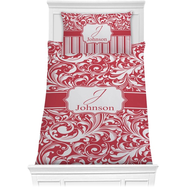 Custom Swirl Comforter Set - Twin (Personalized)