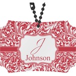 Swirl Rear View Mirror Ornament (Personalized)