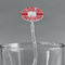 Swirl Clear Plastic 7" Stir Stick - Oval - Main