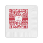 Swirl Coined Cocktail Napkins (Personalized)