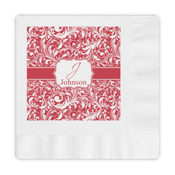 Swirl Embossed Decorative Napkins (Personalized)