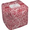 Swirl Cube Poof Ottoman (Top)