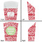 Swirl French Fry Favor Box - Front & Back View