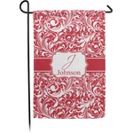 Swirl Small Garden Flag - Double Sided w/ Name and Initial