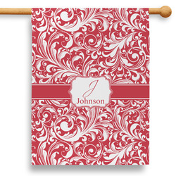 Swirl 28" House Flag (Personalized)