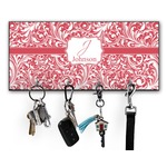 Swirl Key Hanger w/ 4 Hooks w/ Name and Initial