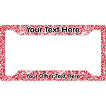 Swirl License Plate Frame - Style A (Personalized)