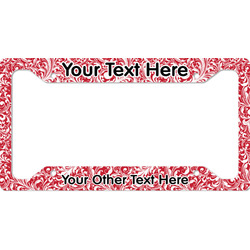 Swirl License Plate Frame - Style A (Personalized)