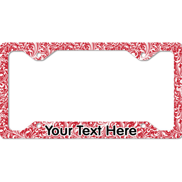 Custom Swirl License Plate Frame - Style C (Personalized)