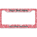 Swirl License Plate Frame - Style B (Personalized)