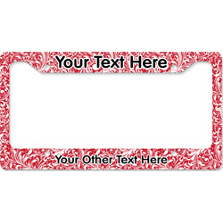 Swirl License Plate Frame - Style B (Personalized)