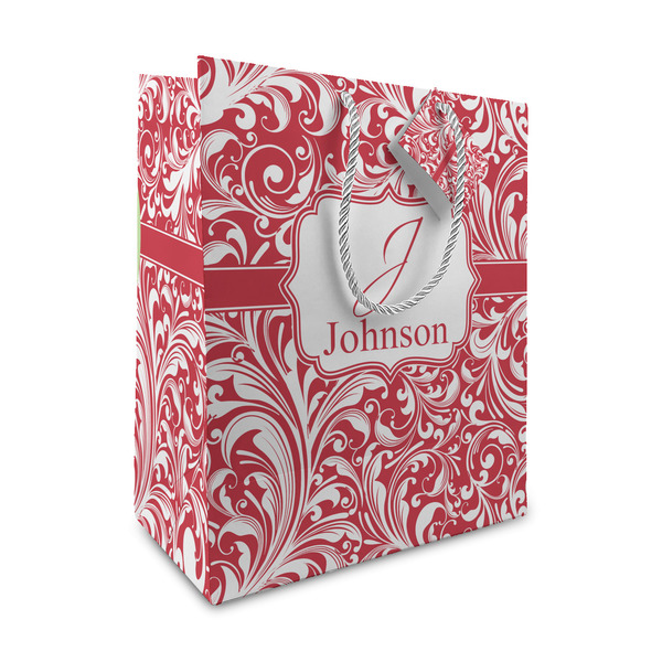 Custom Swirl Medium Gift Bag (Personalized)