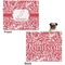 Swirl Microfleece Dog Blanket - Large- Front & Back