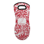 Swirl Neoprene Oven Mitt w/ Name and Initial