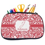 Swirl Neoprene Pencil Case - Medium w/ Name and Initial