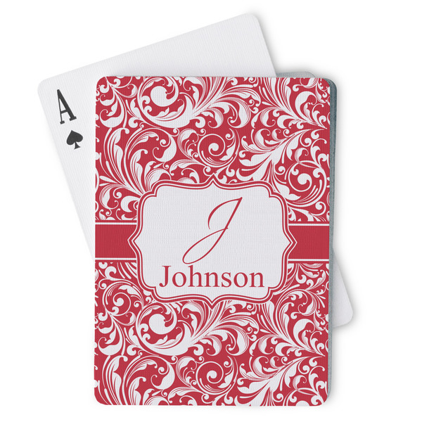 Custom Swirl Playing Cards (Personalized)