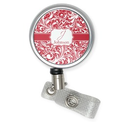 Swirl Retractable Badge Reel (Personalized)