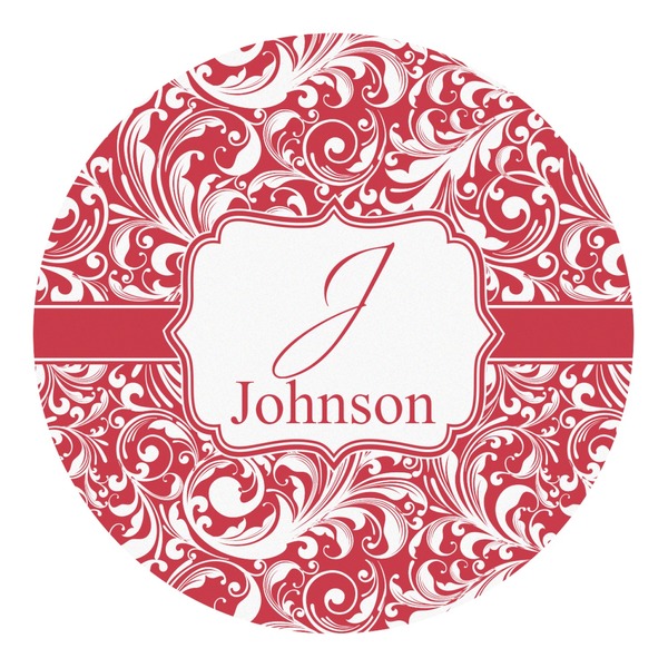 Custom Swirl Round Decal - Medium (Personalized)