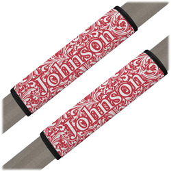 Swirl Seat Belt Covers (Set of 2) (Personalized)