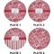 Swirl Set of Appetizer / Dessert Plates (Approval)