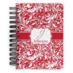 Swirl Spiral Notebook - 5x7 w/ Name and Initial