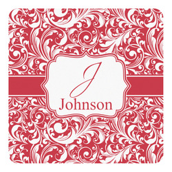 Swirl Square Decal - Large (Personalized)