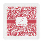 Swirl Standard Decorative Napkins (Personalized)