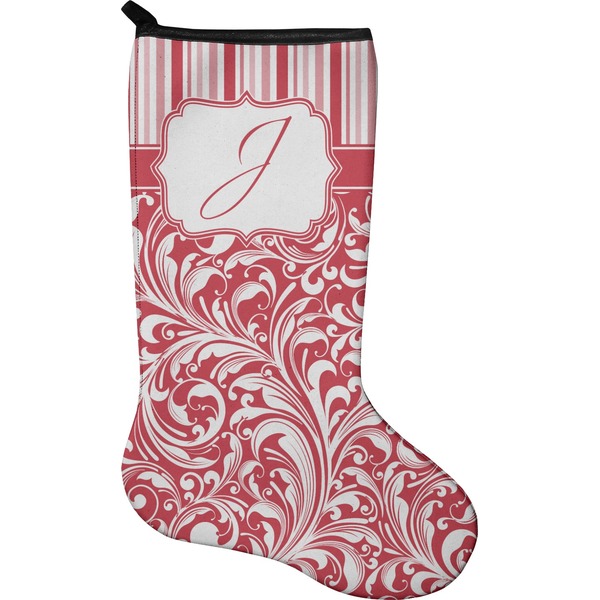 Custom Swirl Holiday Stocking - Single-Sided - Neoprene (Personalized)