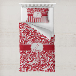 Swirl Toddler Bedding w/ Name and Initial