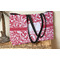 Swirl Tote w/Black Handles - Lifestyle View