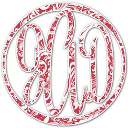 Swirl Monogram Decal - Custom Sizes (Personalized)