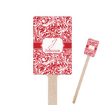 Swirl Rectangle Wooden Stir Sticks (Personalized)