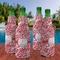 Swirl Zipper Bottle Cooler - Set of 4 - LIFESTYLE