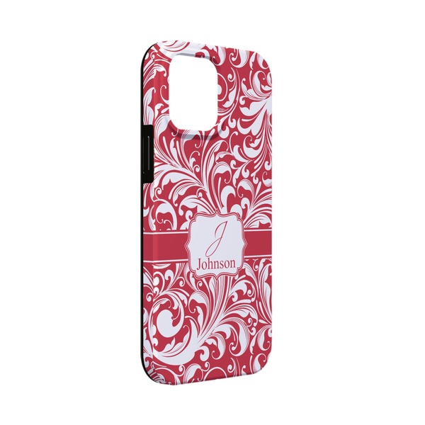 Custom Swirl iPhone Case - Rubber Lined - iPhone 13 Mini (Personalized)