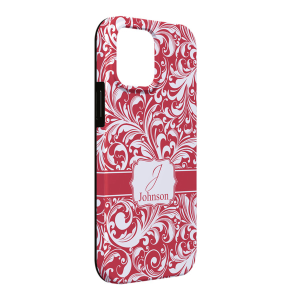 Custom Swirl iPhone Case - Rubber Lined - iPhone 13 Pro Max (Personalized)