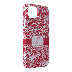 Swirl iPhone Case - Plastic - iPhone 14 Plus (Personalized)