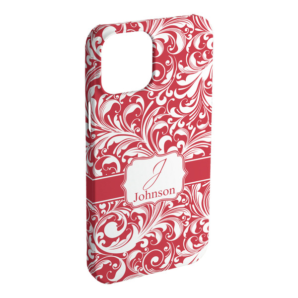 Custom Swirl iPhone Case - Plastic - iPhone 15 Plus (Personalized)