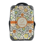 Swirls & Floral 15" Hard Shell Backpack (Personalized)