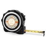 Swirls & Floral Tape Measure - 16 Ft (Personalized)