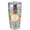 Swirls & Floral 20oz SS Tumbler - Full Print - Front/Main