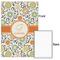 Swirls & Floral 20x30 - Matte Poster - Front & Back