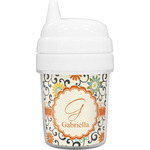 Swirls & Floral Baby Sippy Cup (Personalized)