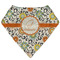 Swirls & Floral Bandana Folded Flat